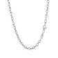14k White Gold Pendant Chain with Textured Links (2.90 mm)