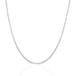 10k White Gold Solid Diamond Cut Rope Chain (1.40 mm)