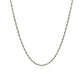 10k White Gold Solid Diamond Cut Rope Chain (1.60 mm)