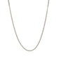 10k White Gold Gourmette Chain  (1.40 mm)