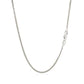 10k White Gold Gourmette Chain  (1.40 mm)