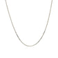 10k White Gold Adjustable Cable Chain (1.10 mm)