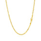 14k Yellow Gold Diamond Cut Cable Link Chain (2.20 mm)