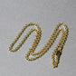 14k Yellow Gold Diamond Cut Cable Link Chain (2.20 mm)