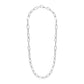 Sterling Silver Wide Paperclip Chain Necklace