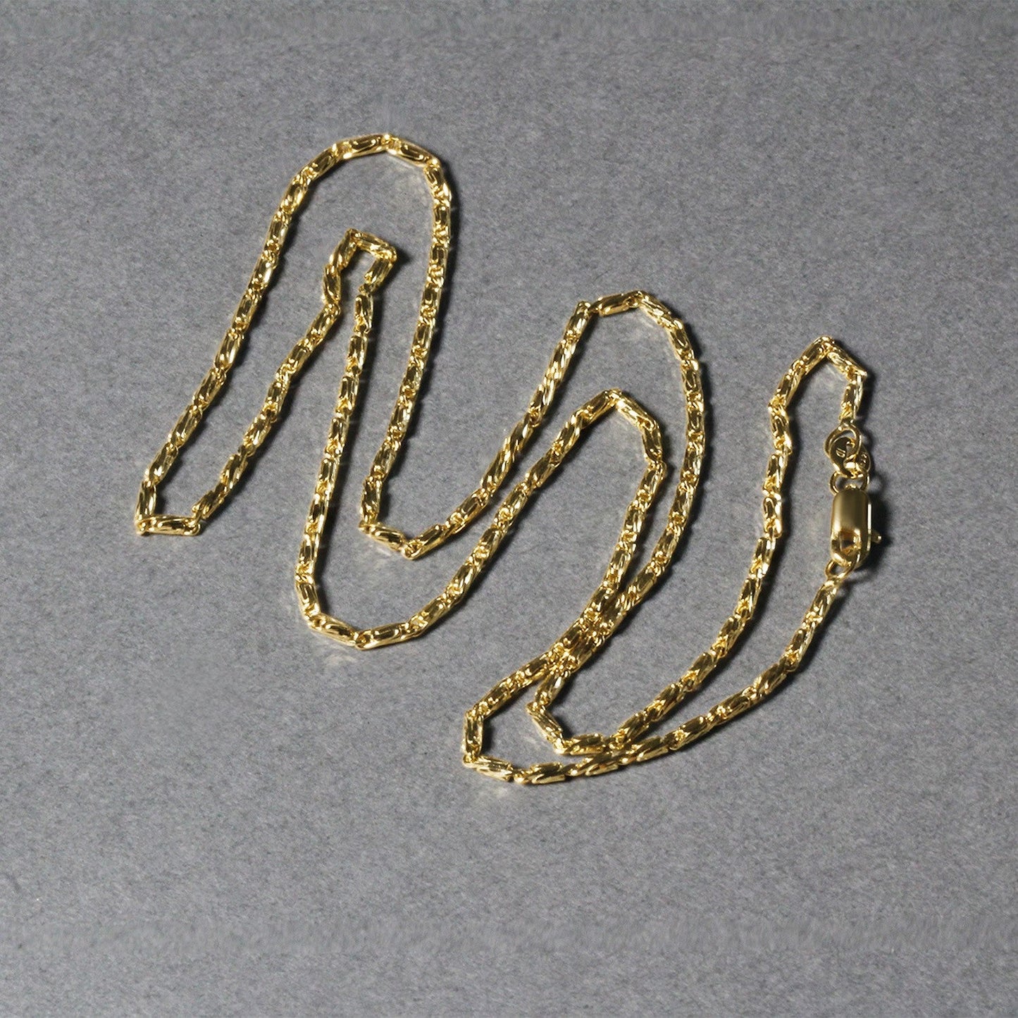 Diamond Cut Fancy Links Pendant Chain In 14K Yellow Gold (1.5Mm)