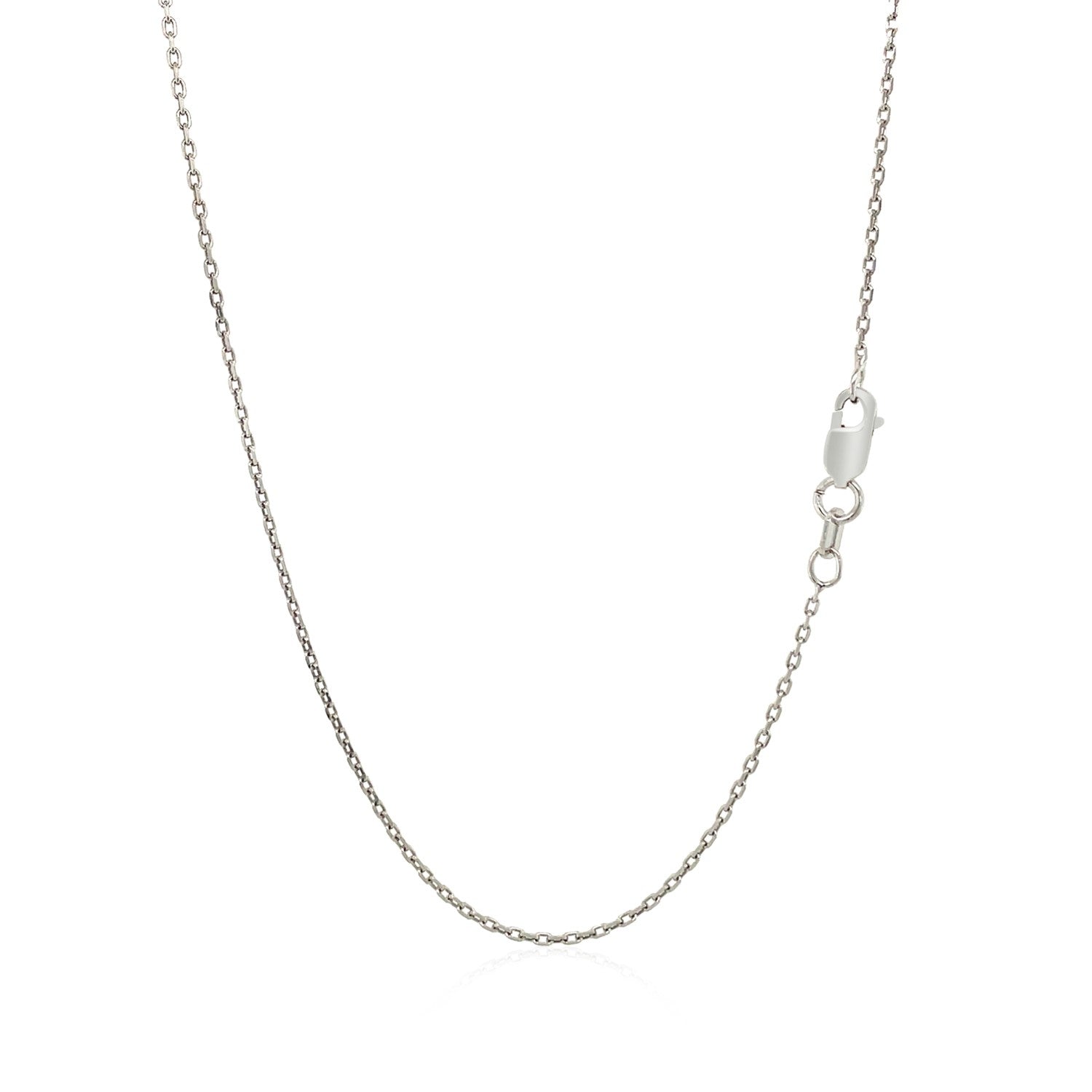 Open Heart Pendant With Diamonds In Sterling Silver