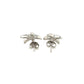 Sterling Silver Starfish Earrings With Cubic Zirconias