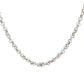 10k White Gold Rolo Chain (2.40 mm)