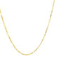 10k Yellow Gold Adjustable Cable Chain (1.10 mm)