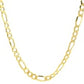10k Yellow Gold Lite Figaro Chain (4.70 mm)