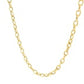 14k Yellow Gold Pendant Chain with Textured Links (3.30 mm)