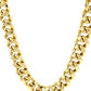 10k Yellow Gold Semi Solid Miami Cuban Chain (10.70 mm)