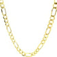 10k Yellow Gold Lite Figaro Chain (5.60 mm)