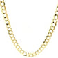 10k Yellow Gold Curb Chain (5.70 mm)