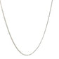10k White Gold Adjustable Wheat Chain (1.00 mm)