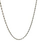 10k White Gold Solid Diamond Cut Rope Chain (1.60 mm)