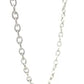 14k White Gold Pendant Chain with Textured Links (2.90 mm)